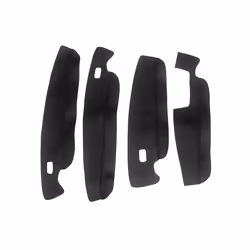 4pcs Car-styling Microfiber Leather Door Panels Guard / Door Armrest Panel - door armrest black