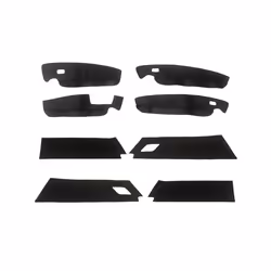 4pcs Car-styling Microfiber Leather Door Panels Guard / Door Armrest Panel - door armrest black