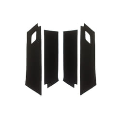 4pcs Car-styling Microfiber Leather Door Panels Guard / Door Armrest Panel - door panel black