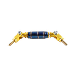 Universal Interior Roll Bar Grab Support Grip Roof Handle Burnt Blue Seat - Gold