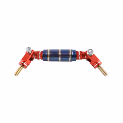 Universal Interior Roll Bar Grab Support Grip Roof Handle Burnt Blue Seat - Red