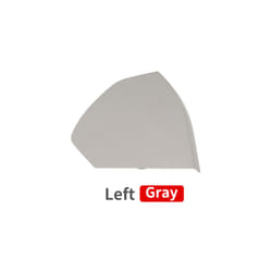 Left/Right W211 Beige Black Gray Car Front Door Plastic Cover Trim Shell - Gray Left