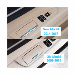 Interior Rear Door Armrest Ashtray Assembly Replacement For BMW 7 Series - Old Right Black