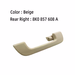 New Gray Black Beige Interior Front Rear Roof Grab Handle For Audi S3 - Rear Right-Beige-1PC