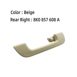 New Gray Black Beige Interior Front Rear Roof Grab Handle For Audi S3 - Rear Right-Beige-1PC