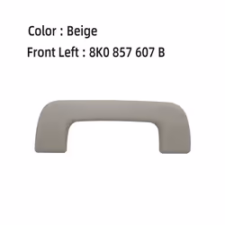 New Gray Black Beige Interior Front Rear Roof Grab Handle For Audi S3 - Front Left-Beige-1PC