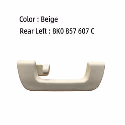 New Gray Black Beige Interior Front Rear Roof Grab Handle For Audi S3 - Rear Left-Beige-1PC