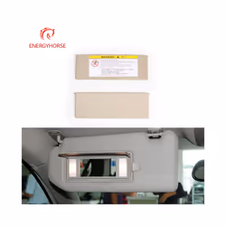 For Peugeot 308s 408 508 Car Interior Mirror Makeup Mirror Auto Sun-shading - White