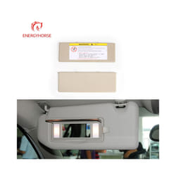 For Peugeot 308s 408 508 Car Interior Mirror Makeup Mirror Auto Sun-shading - White