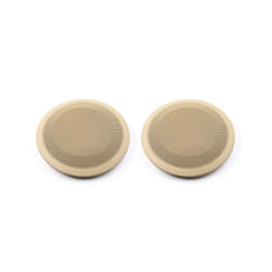 Car Front Door Audio Speaker Grille Loudspeaker Cover For Bmw E90 E91 - Beige 2Pcs