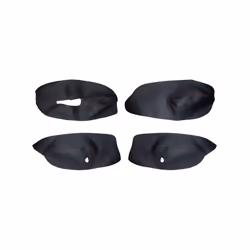 Only 4 Doors Soft Leather Door Armrest Cover For Vw Golf 4 Mk4 Bora Jetta - RHD Black -gray line
