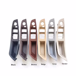 Rhd Right Hand Driver Car Interior Door Window Switch Cover Original Inner - 7pcs Set Red Brown