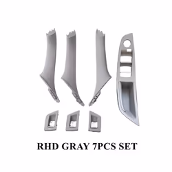 Rhd Right Hand Driver Car Interior Door Window Switch Cover Original Inner - 7pcs Set Gray