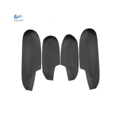 For Hyundai Veracruz 4pcs Microfiber Leather Interior Door Armrest Panel - Black
