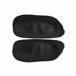 Only 3 Doors Car Front / Back Microfiber Leather Door Armrest Panel Cover - Front 2pcs Gray