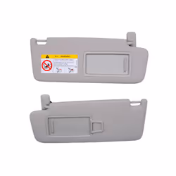 Gray Front Sun Visor Panel With Makeup Mirror For Vw Golf 7 Sportsvan - Left