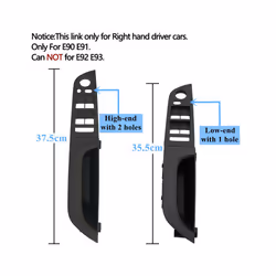 Rhd Right Hand Driver Car Interior Door Armrest Window Switch Panel Trim - Gray 35.5 High-end
