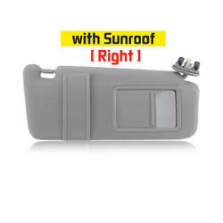 Sun Visor Front Right Left Side With Sunroof And Light Gray For Toyota - Right