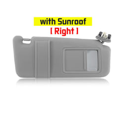Sun Visor Front Right Left Side With Sunroof And Light Gray For Toyota - Right