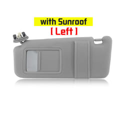 Sun Visor Front Right Left Side With Sunroof And Light Gray For Toyota - Left