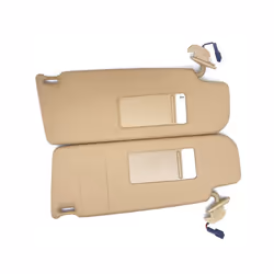 Sun Visor With A Makeup Mirror Sun Visor For For Vw Beetle Golf Jetta - dark beige L R