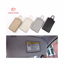 For Benz W211 Car Interior Sun Shade Visor Makeup Cosmetic Mirror Cover - Gray Left