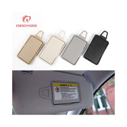For Benz W211 Car Interior Sun Shade Visor Makeup Cosmetic Mirror Cover - Gray Left