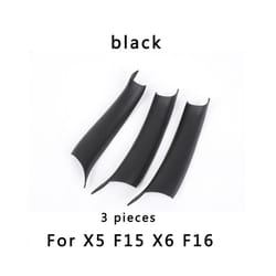 Lhd Car Interior Door Panel Grab Handle Covers Carbon Fiber Armrest Protective - D