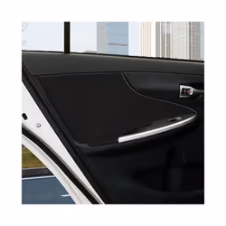 For Toyota Corolla 2007 2008 2009 2010 2011 2012 2013 4pcs Microfiber - Black