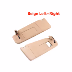 Beige Gray Sun Visor Sunvisor Left Right For Volkswagen Beetle 1998 2010 - Beige Left and Right