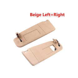 Beige Gray Sun Visor Sunvisor Left Right For Volkswagen Beetle 1998 2010 - Beige Left and Right