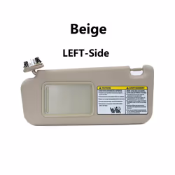 Car Right Left Replace Sun Visor Block Shade For Toyota Rav4 2006 2007 - Beige Left
