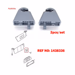 Apktnka Sun Visor Hook Clips Hanger Holder Buckle Bracket For Opel Astra