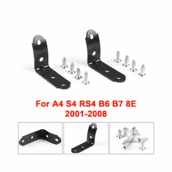 For Audi A4 S4 Rs4 B6 B7 8e Glove Box Repair Kit 2001-2008 2 Pc Black