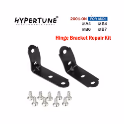Hypertune - 2pcs Glove Box Lid Hinge Snapped Repair Kit Hinge Brackets