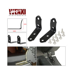 2pcs Glove Box Lid Hinge Snapped Repair Kit Hinge Brackets With Screws