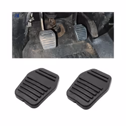 2Pcs Brake Clutch Pedal Pad Rubber Cover For Ford Cougar Focus Mondeo