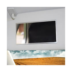 Car Makeup Mirror Sun Visor Wide Angle Mirror Sun-shading Stainless Steel