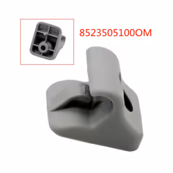 Grey Sun Visor Hook Clip For Hyundai I20 Getz 8523505100om Abs Holder