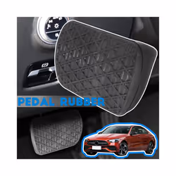 1pc Genuine Automobile Clutch Brake Pedal Pad Rubber Decoration Cover