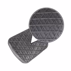1pc Automobile Brake Pedal Rubber Clutch Pedal Pad Decoration Cover For