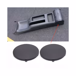 Black Abs Plastic Rear Ashtray Ash Storage Box Side Caps Cover For Bora