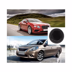 Black Universal Modified Automotive Steering Wheel Horn Button Switch