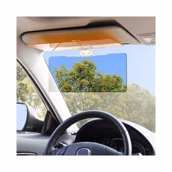 Car Sun Visor Snow Blind Baffle Anti Glares Blockers UV Fold Flip Down