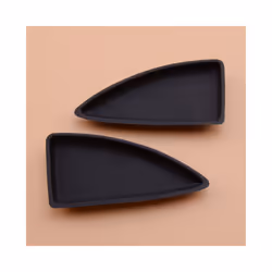 2pcs Car Front Door Switch Bezel Cap Bolt Cover Black 23451118fit For