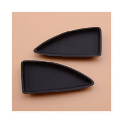 2pcs Car Front Door Switch Bezel Cap Bolt Cover Black 23451118fit For