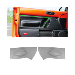Gray Leather Front Door Panel Cover For Vw Beetle 1998 1999 2000 - 2010