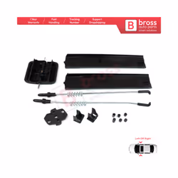 Bdp573 Car Side Sliding Window Glass Latch Opener Grip Release Lever Push