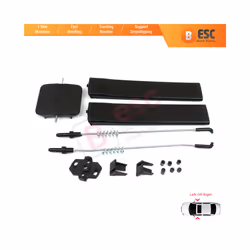 Esc Auto Parts Edp573 Side Sliding Window Glass Latch Cover Repair Set