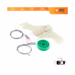 Esc Auto Parts Ewr1162 Electrical Power Window Regulator Repair Kit Rear